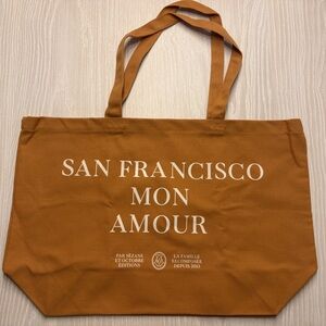 Sézane San Francisco Mon Amour Tote Bag